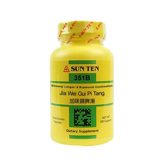 Sun Ten Ginseng - Longan - & Bupleurum Combination 351B - 100 Capsules