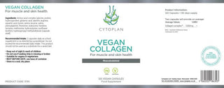 Vegan Collagen - 120 Vegan Capsules (Cytoplan)