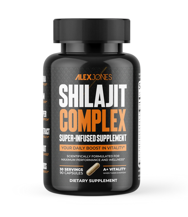 Shilajit Complex Super-infused Formula by Alex Jones