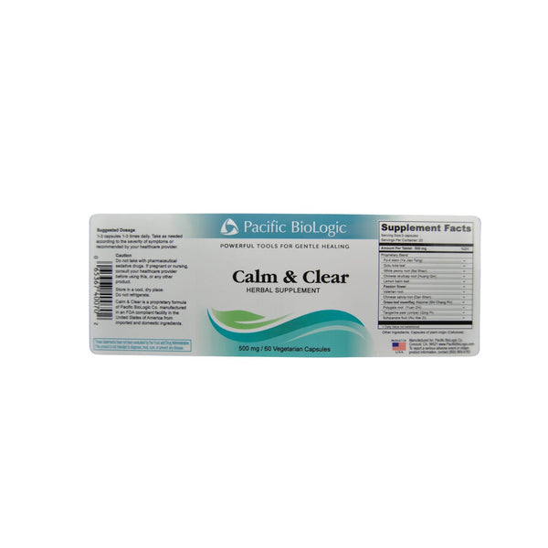 Calm and Clear - 60 Capsules (Pacific Biologic)