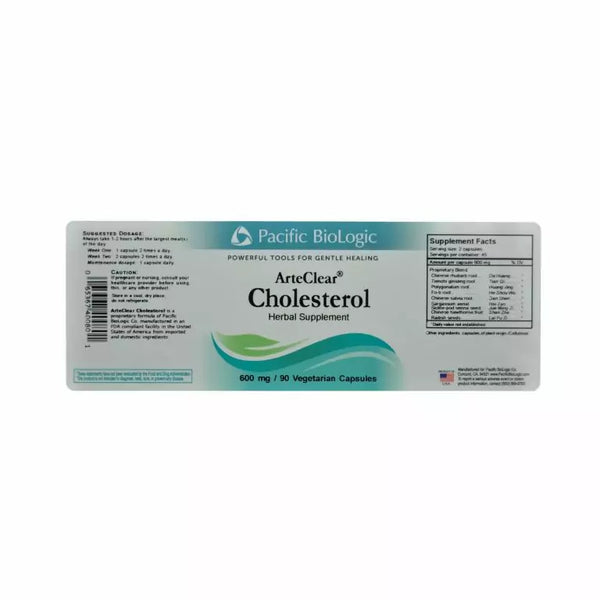 ArteClear: Cholesterol - Pacific Biologic