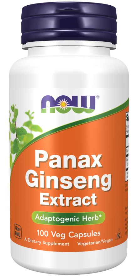 Panax Ginseng 500 mg 100 Vcaps by Now Foods