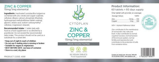 Zinc / Copper - Cytoplan