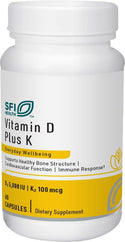 Vitamin D Plus K - 60 Caps Klaire Labs