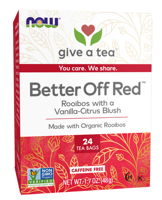 Better Off Red Tea Bags 24 Bags by Now Foods