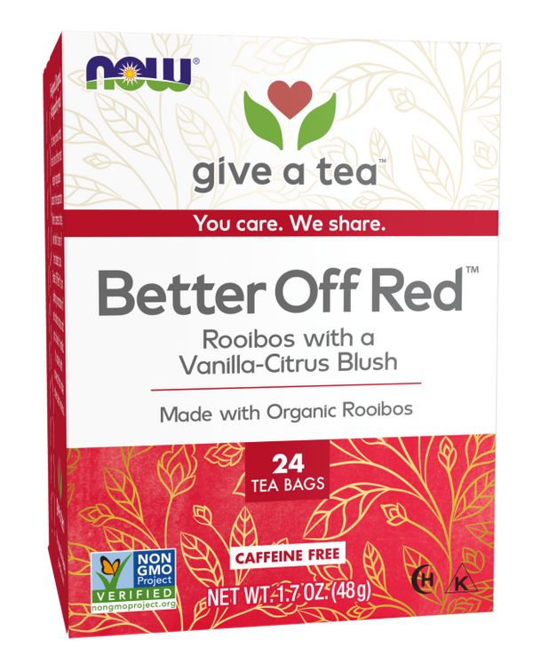 Better Off Red Tea Bags 24 Bags by Now Foods