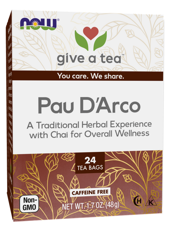 Pau D'Arco Tea Bags 24 Bags by Now Foods