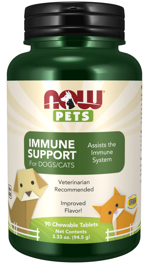 Now Pets Immune Support 90 Tabs by Now Foods