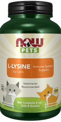 Now Pets L-Lysine Powder 8 oz by Now Foods