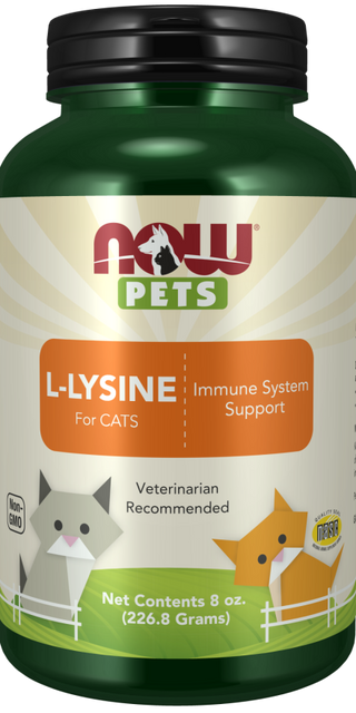 Now Pets L-Lysine Powder 8 oz by Now Foods