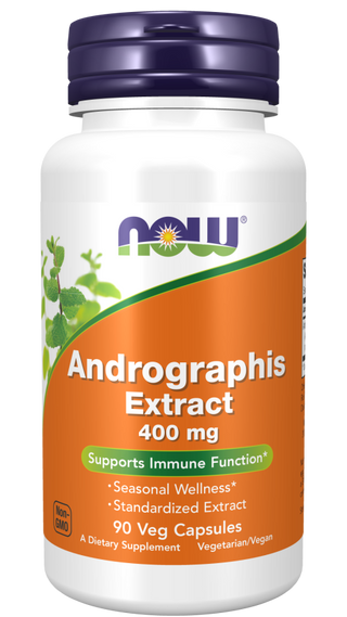 Andrographis Extract 400mg - 90 Veg Capsules (Now Foods)