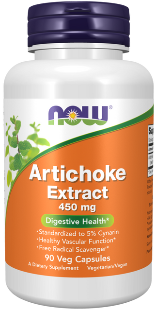 Artichoke Extract 450mg - 90 Veg Capsules (Now Foods)