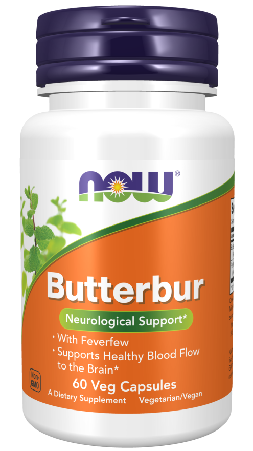 Butterbur Extract 75mg 60 Vcaps by Now Foods