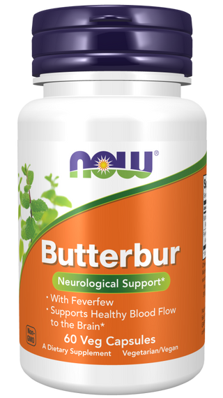 Butterbur Extract 75mg 60 Vcaps by Now Foods