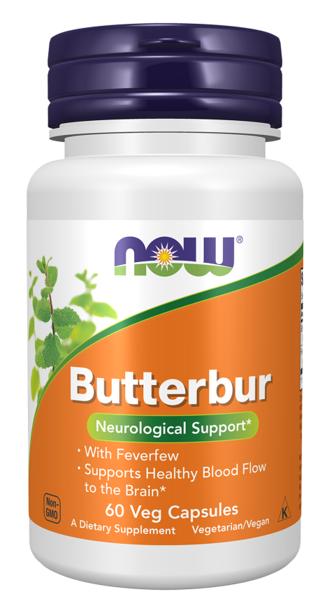 Butterbur 75mg - 60 Veg Capsules (NOW Foods)