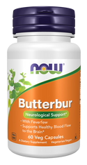 Butterbur 75mg - 60 Veg Capsules (NOW Foods)