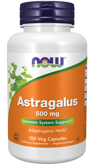 Astragalus 500mg - 100 Veg Capsules (Now Foods)