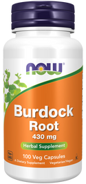 Burdock Root 430mg 100 Vcaps by Now Foods