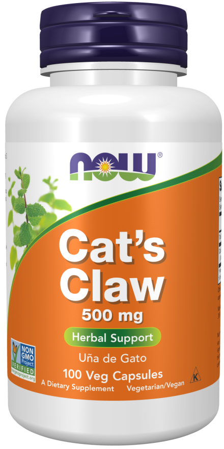 Cat's Claw 500mg - 100 Veg Capsules (Now Foods)