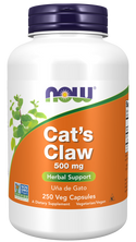 Cat's Claw 500mg - 250 Veg Capsules (Now Foods)