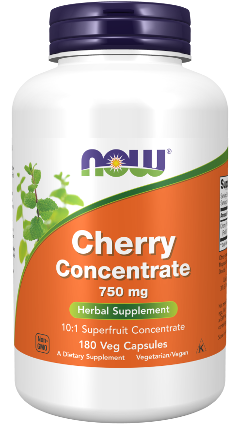 Cherry Concentrate 750mg 180 Vcaps by Now Foods