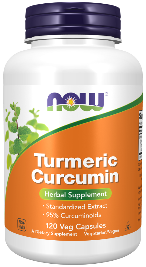 Turmeric Curcumin Extract 120 Vcaps by Now Foods