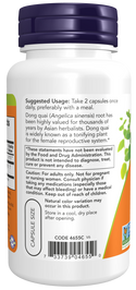 Dong Quai 520mg 100 Vcaps by Now Foods
