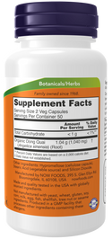 Dong Quai 520mg 100 Vcaps by Now Foods