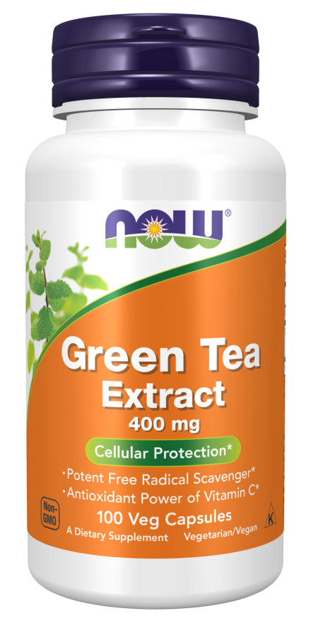 Green Tea Extract 400 mg 100 Vcaps by Now Foods