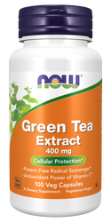 Green Tea Extract 400 mg 100 Vcaps by Now Foods