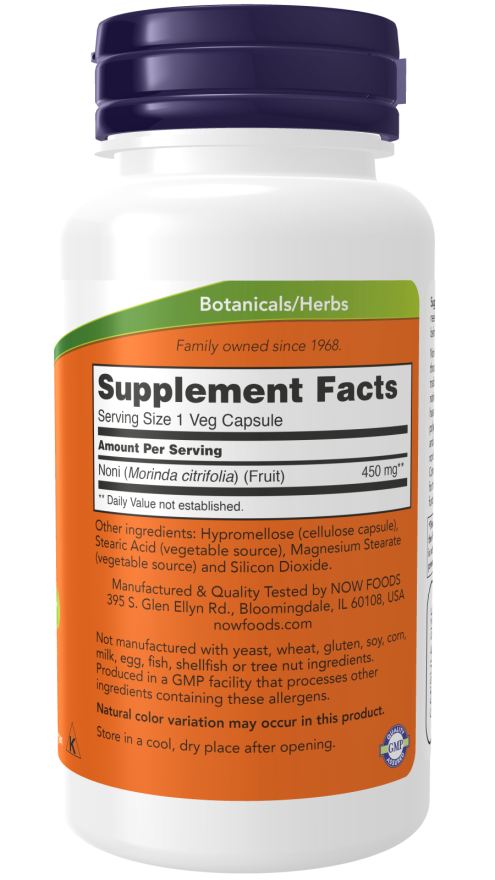 Noni 450mg 90 Vcaps by Now Foods