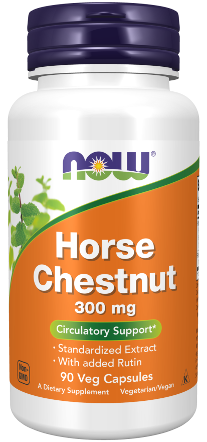 Horse Chestnut Ext 300mg 90 Vcaps by Now Foods