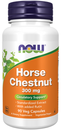 Horse Chestnut Ext 300mg 90 Vcaps by Now Foods