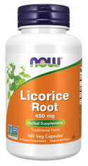 Licorice Root 450mg 100 Vcaps by Now Foods