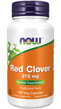 Red Clover 375 mg 100 Vcaps by Now Foods