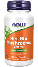 Rei-Shi Mushrooms 270mg 100 Vcaps by Now Foods