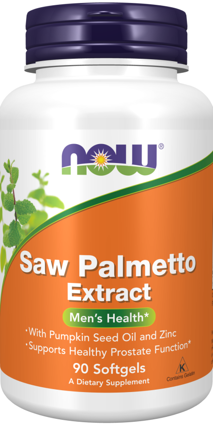 Saw Palmetto Extract 80mg 90 Sgels by Now Foods