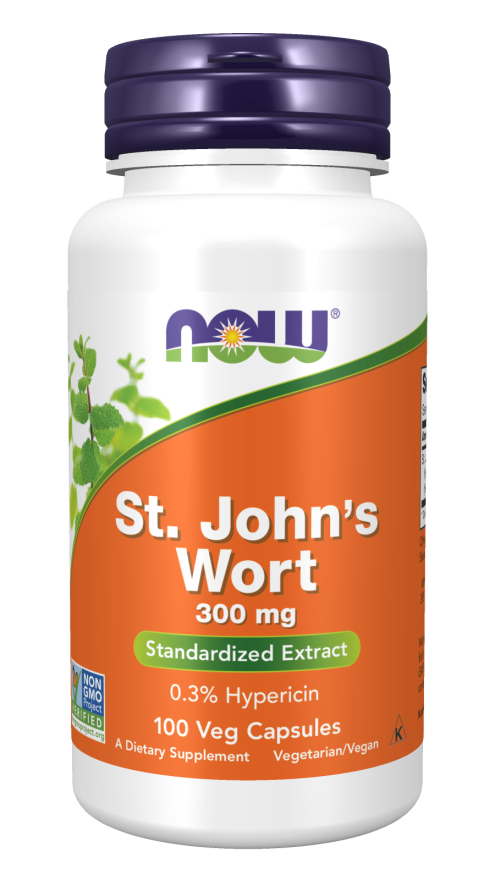 St. John's Wort 300mg 100 Vcaps by Now Foods