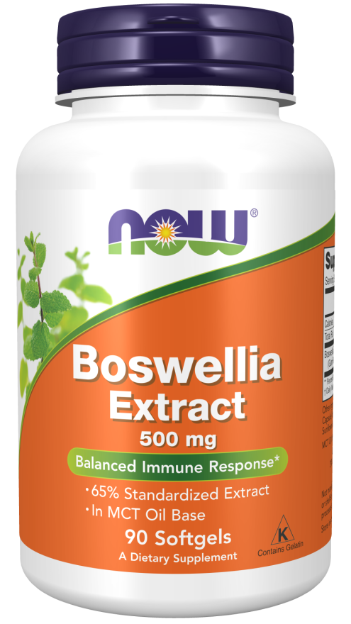 Boswellia Extract 500mg 90 Sgels by Now Foods