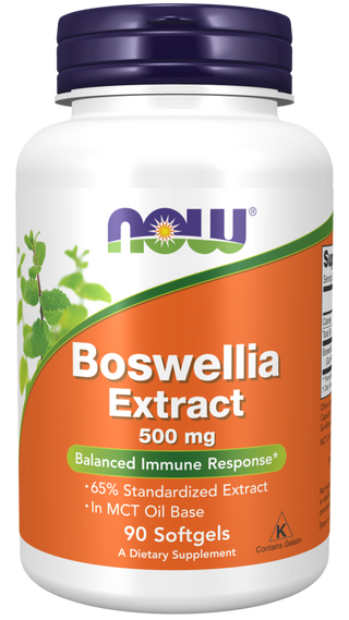 Boswellia Extract 500mg 90 Sgels by Now Foods