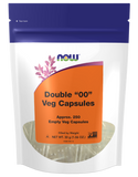 Double 00 Veg Capsules - 250 Empty Caps (NOW)