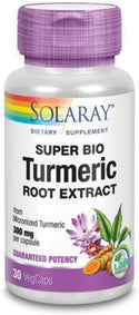 Super Bio Turmeric Root Ext 30ct veg cap by Solaray