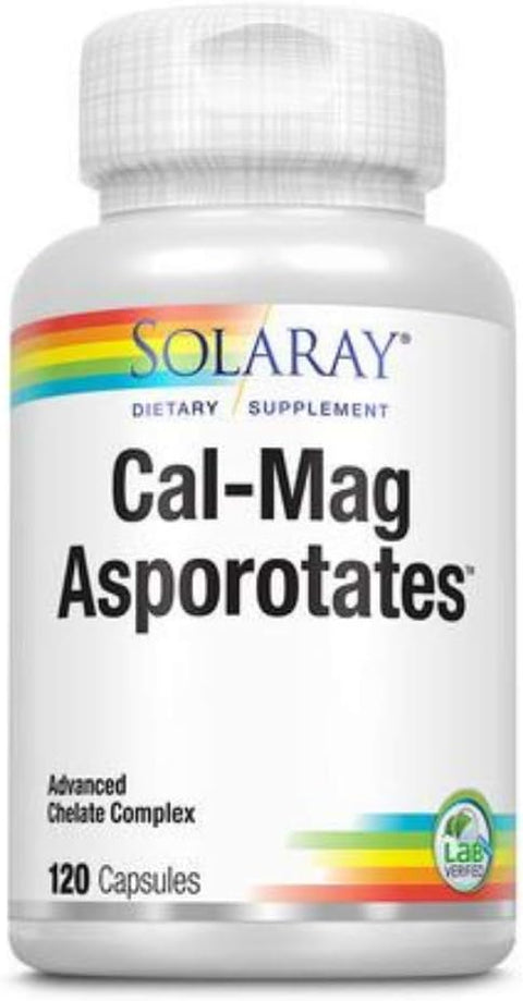 Cal-Mag Asporotates Advanced Chelate Complex 2:1 Ratio 240ct gelcap by Solaray