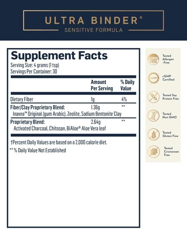 Ultra Binder® Sensitive Formula - 120 Grams (Quicksilver Scientific)