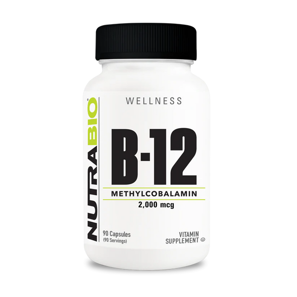 B-12 Methyl (2000mcg) - 90 Vegetable Capsules (NutraBio)