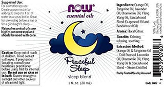 Peaceful Sleep Oil Blend - 1 FL OZ (NOW Personal Care)
