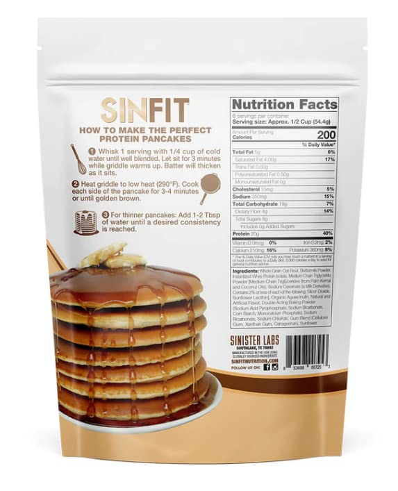 Buttermilk Blaze Protein Pancake Mix - 11.5 OZ (SinFit)