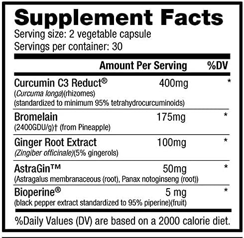 Curcumin Advanced - 60 Veggie Capsules (NutraBio)