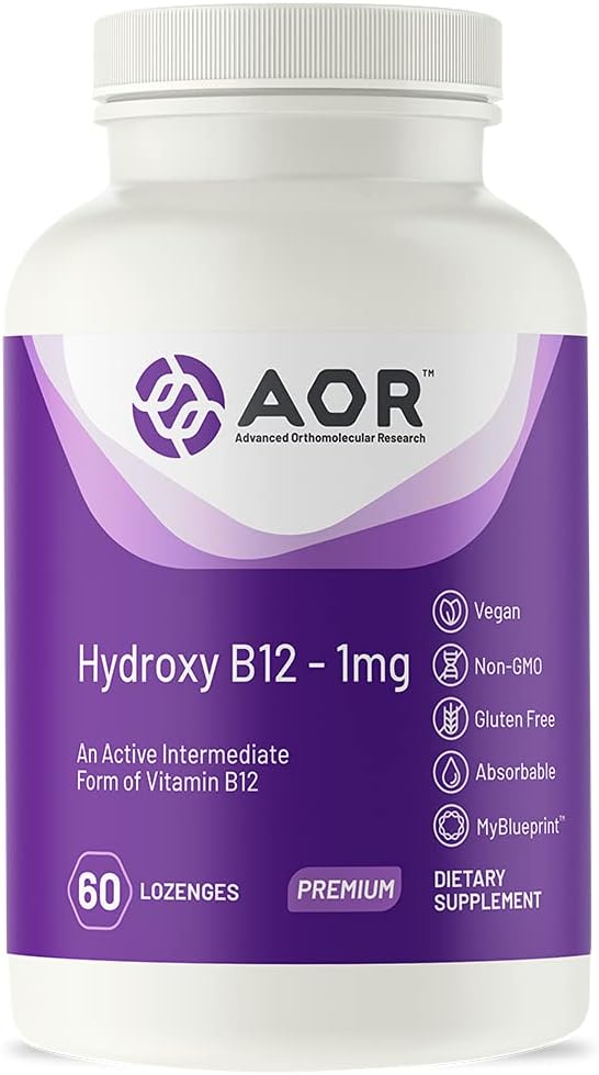 Hydroxy B12 (1000mcg) - 60 Lozenges (AOR US)