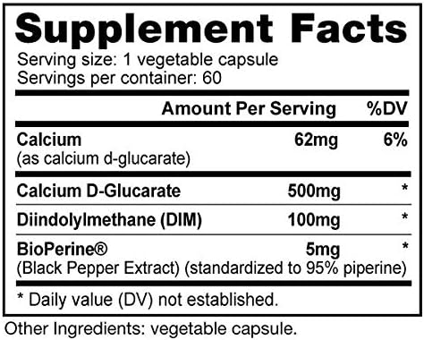 DIM - 60 Veggie Capsules by NutraBio